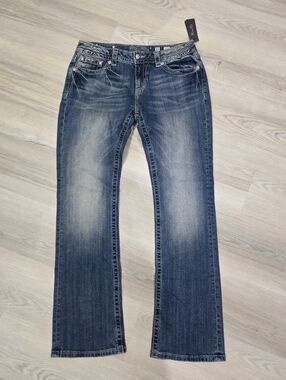 Miss Me Womens Signature Bootcut Jeans Size 33x34 NWT